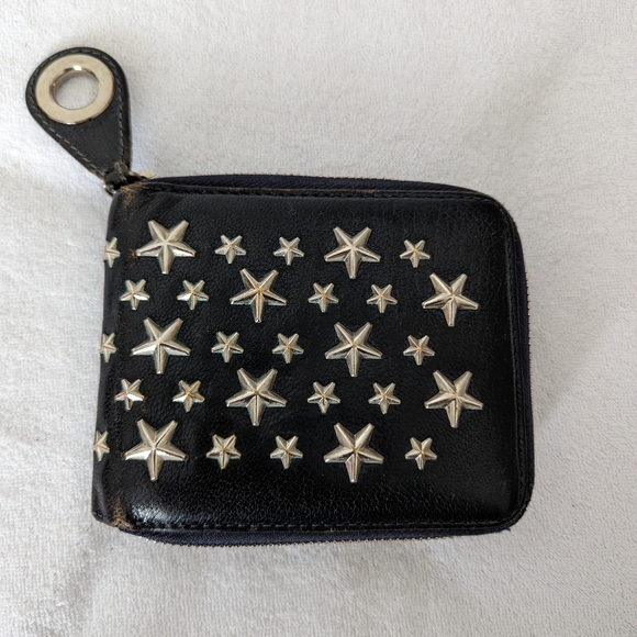 Jimmy Choo Bags Jimmy Choo Zipper Leather Wallet Great Condition